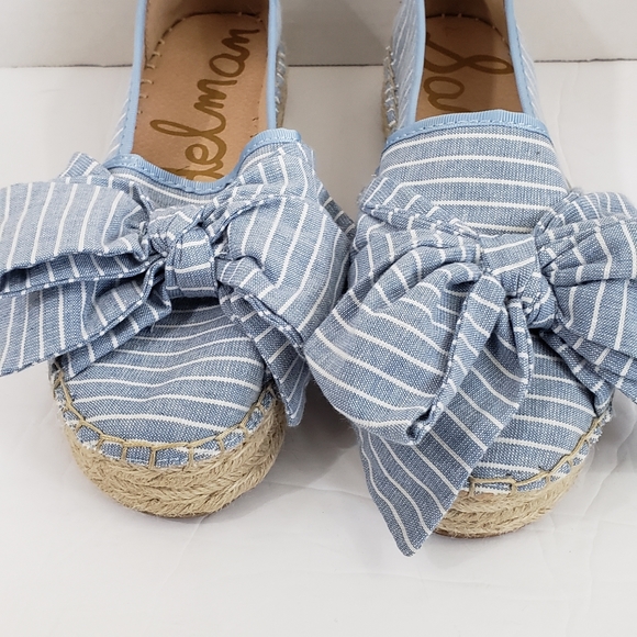 Sam Edelman Shoes - Sam Edelman stripe bow espadrilles